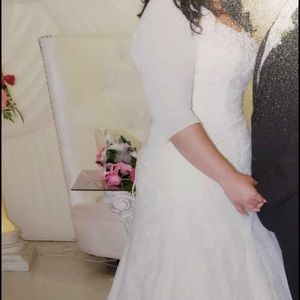 David’s Bridal plus size wedding dress